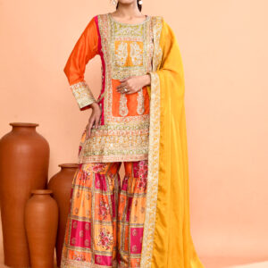 Royal Blue Pre-Stitched Draped Saree